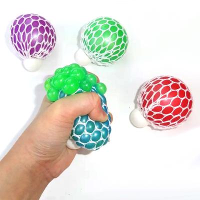 China Compression Toy Grape Ball Mesh Ball Decompression Stress Reliever Compression Mesh Ball Grape Ball for sale