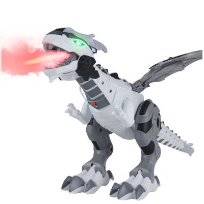 China RC Model Newest Intelligent Interactive Robot Jet Electronic Walking Dinosaur Toy With Sounds And Light for sale