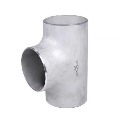 China WZ 304 316 Stainless Steel Pipe Fittings Industrial Grade Welded Tee for 1/8