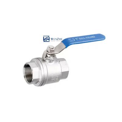 China 304 Stainless Steel 1000wog High Platform Ball Valve 3A DIN NPT BSPT BSPP 2-1/2