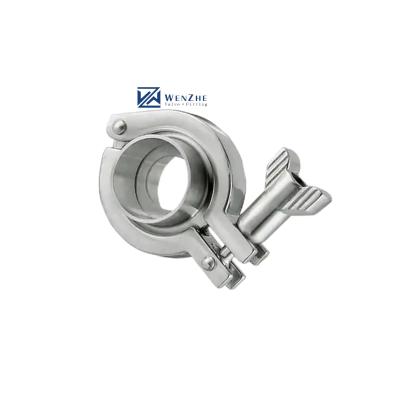 China Stainless Steel 304 316 Clamp Single Pin Sanitary Tri Clamp Forged Connection for sale