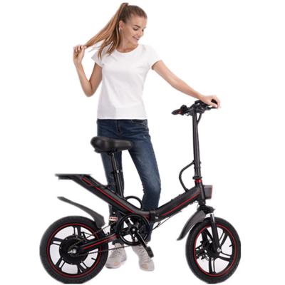 China Aluminum alloy 16 inch LCD display city commuting electric bike bicycle e bike, cycle for sale