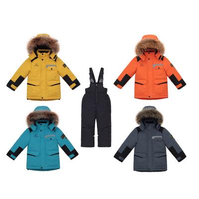 China Winter Kids Ski Jumping Suits Cross Country Ski Suit Breathable Waterproof Windproof Children Skiing Suit 1 Piece for sale