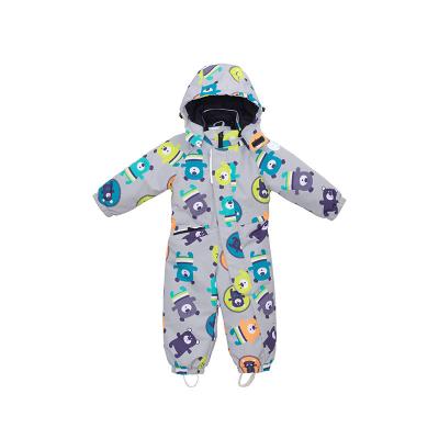 China Breathable Overall Overalls Ski Wear Suits Kids Skiing Suit Kids Winter Skiing One Piece Overalls for sale