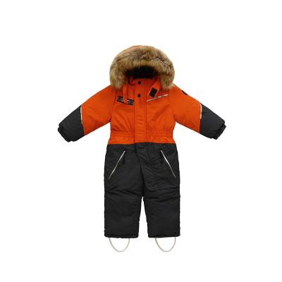 China Breathable Kids One Snow Suit Customized Skiing Snow Suits For Kids Boy for sale