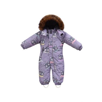 China Breathable Waterproof Children's Skiing Suit Child Snow Skiing Overall Winter Snow Suit for sale