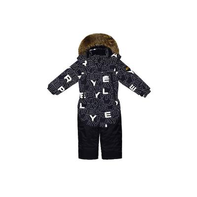 China Breathable Kids Snow Suit Winter Skiing Suit Windproof One Piece Ski Suit For Kid for sale