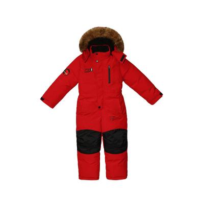 China Breathable One-Piece Suit Kids Snowboarding Skiing Snow Suits For Winter Outdoor Sports for sale