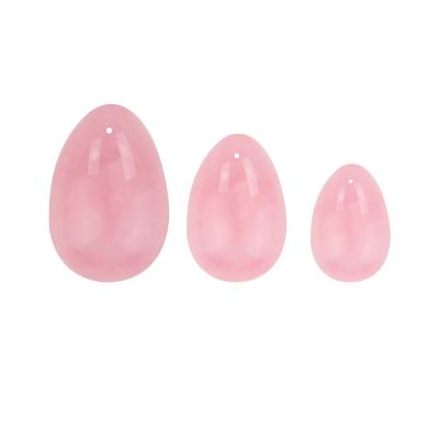 China Wholesale Crystal Yoni Egg Set Rose Quartz Yoni Eggs For Women from China for sale