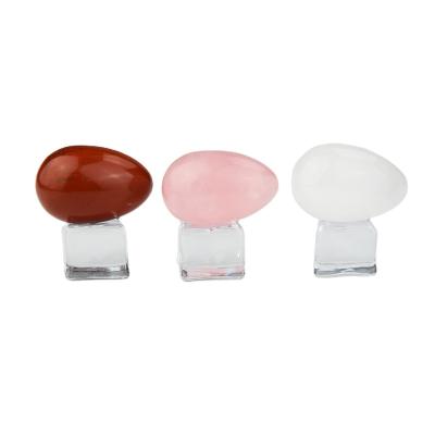 China China nephrite jade yoni egg rose quartz yoni eggs for vaginal for sale