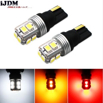 China No Error Warning Canbus T10 W5W LED 10SMD LED Car Error Free Automobile For License Plate Light, Parking Position Light, Interior Light for sale