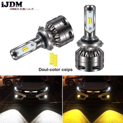 China H8/H11 HB3/9005 HB4/9006 H1 H3 9012 Car Headlight White/Gold H8/H11 HB3/9005 HB4/9006 H1 H3 9012 LED Car Switchable Headlights for sale