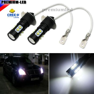 China Extremely Bright Xenon White 50W CRE'E H3 LED High Power For Car Fog Lights, Daytime Running Lights, H3 DRL Lamps for sale