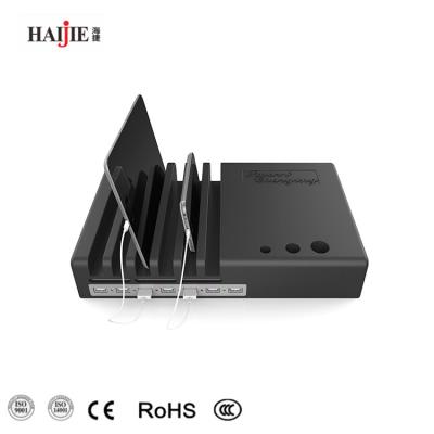 China Portable Laptop Desk School Furniture Stainless Steel Phone Charging Station Table for sale