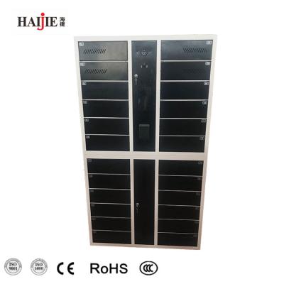 China High Quality Cold Rolled Steel Plate Face Recognition Cabinet Custom Tablet Self Standing Phone Station Charging Locker for sale