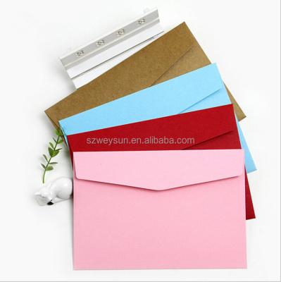 China Retro Solid Candy Color Envelopes Wedding Birthday Invitation Envelopes for sale