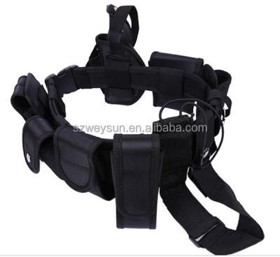 China Multifunctional Casual Outdoor Tactical Belt Security Belts Training Police Guard Utility Heavy Duty Combat Belt 10pcs/sets for sale