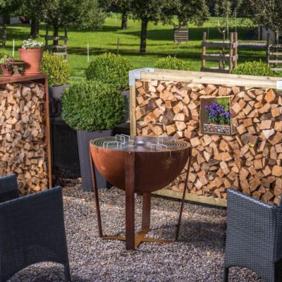 Cina Pozzo d'acciaio classico di Pit Bbq Ring Bbq Fire del fuoco del diametro 1000mm Corten inossidabile in vendita