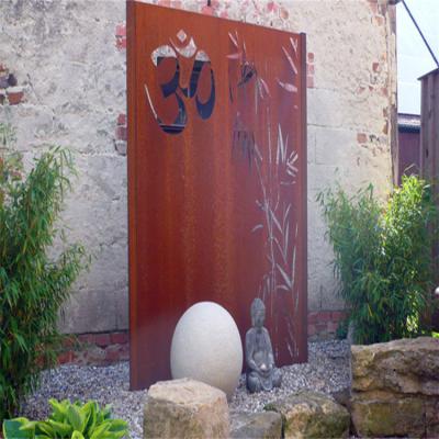 Cina Pre Rusted Metal Garden Products Corten Steel Decorative Panels Custom Made in vendita