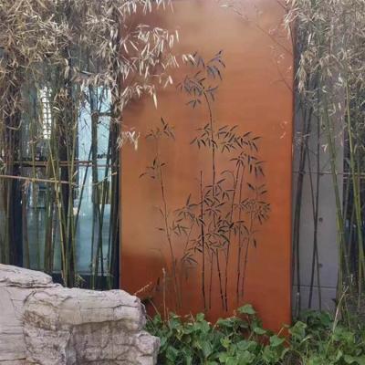 Cina Architectural Art Metal Garden Products Sturdy  Corten Steel Garden Screens in vendita