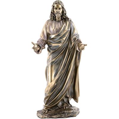 Cina 175cm Jesus Statue For Garden bronzeo meditante religioso in vendita