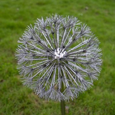 China jardim de aço inoxidável de Art Electroplate Dandelion Shape For da jarda 304 316 à venda