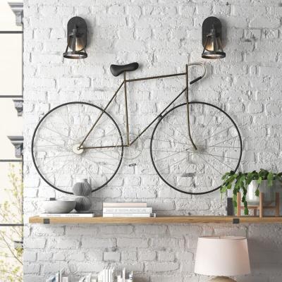 Cina Parete a 59 pollici Art Decor Metal Bicycle Wall Art For Living Room del metallo del ferro in vendita