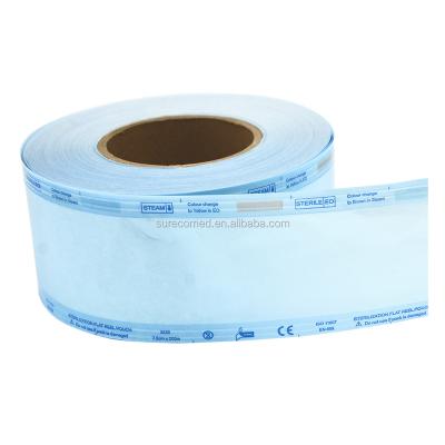 China Heat Sealing Heat Sealing Dialysis Paper And Film EO Transparent Gas Sterilize Pouch Reel for sale