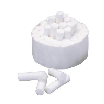 China 8x38mm Non-linting Disposable Dental Cotton Rolls for sale