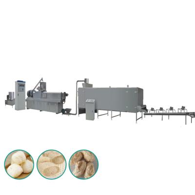 China Hotels Soy Brushed Protein Textured Spicy Soy Protein Snacks Meat Production Line for sale