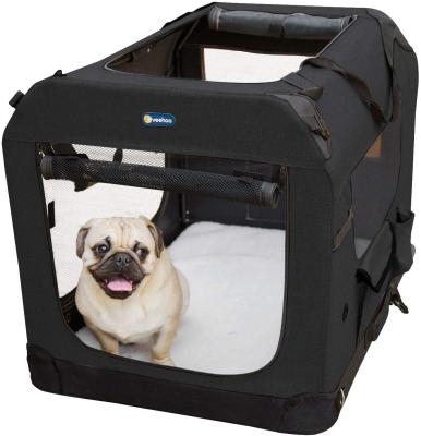 China Vlies-Mat Heavyweight Foldable Pet Carrier 600D PVC zu verkaufen