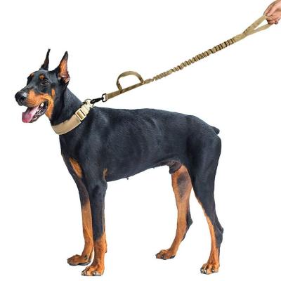 Chine Le harnais 1.5in réglable en nylon 20in de chien a brodé le collier de chien tactique à vendre