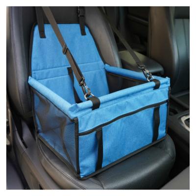 China Cesta azul del asiento de carro del perro del SGS de Seat del aumentador de presión del coche del animal doméstico de los 45cm en venta