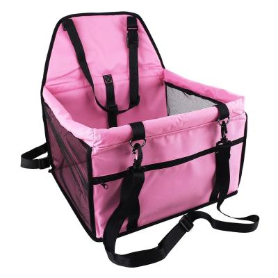 Chine Voiture de transporteur pliante rose de chien de Seat de voiture de voyage de chien de 42cm BSCI à vendre