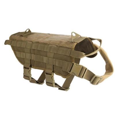 Chine Gilet tactique réglable de chien de service du harnais 70cm de chien de vert d'armée à vendre