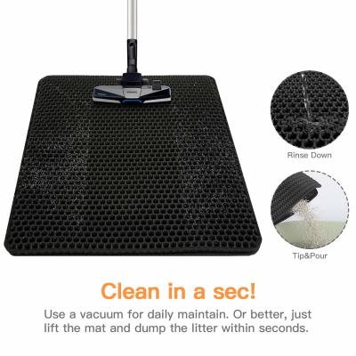 China SGS EVA Waterproof Pet Mat 30cm Washable Cat Litter Mat for sale