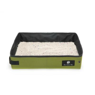 China Curso dobrável Kitty Litter Box de Oxford 40cm Cat Litter Box 10cm à venda