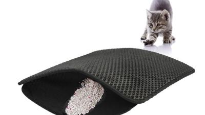 China 60cm EVA Litter Box Litter Catcher deslizam não a lavagem lavável da mão à venda