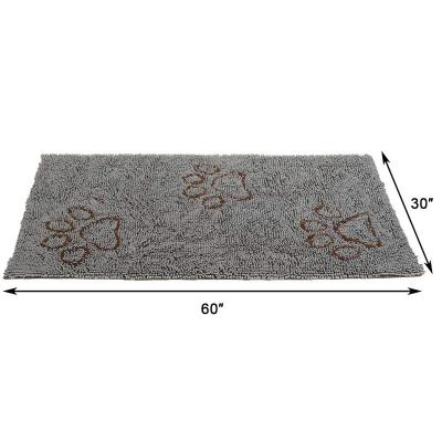 China Microfibra 100% del poliéster del absorbente los 2.5cm Cat Litter Mats en venta