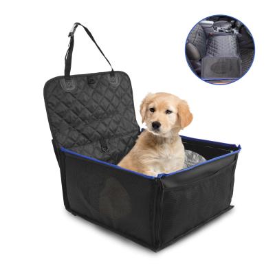 China Animal doméstico impermeable Front Protector Seat de Seat del aumentador de presión del coche del perro con el bolsillo inferior antideslizante del almacenamiento y desprendible y lavable en venta