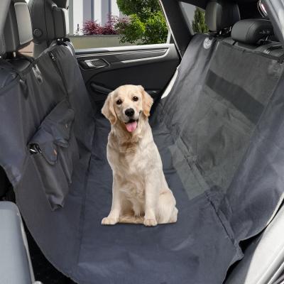 China Cubierta de asiento de carro barata del perro de 600d Oxford para detrás la cubierta de asiento de carro Scratchproof del animal doméstico de Seat el 100% con la parte inferior antideslizante en venta