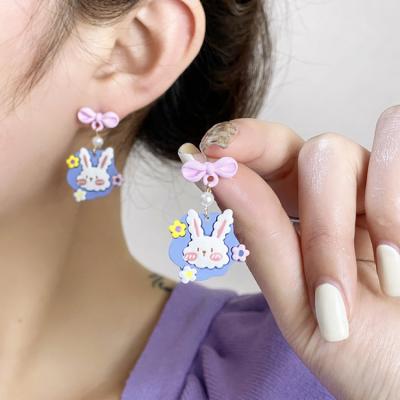 China Fashionable Cheap Craft Bunny Earring Charms Wholesale Factory First Class Quality TRENDY for sale