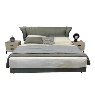 China (Size)Hot-selling high-end adjustable modern minimalism double master bedroom bed luxury bed for sale