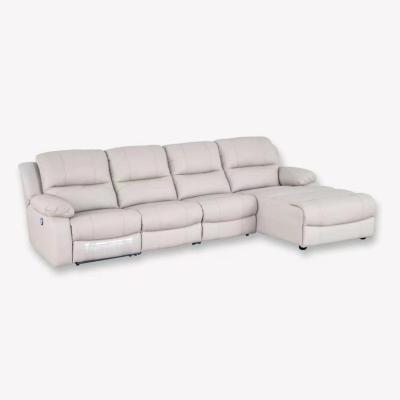 China Functional sofa (manual) + modern minimalism factory supplier best-selling L shape Sofa Leather home L shape Sofa Luxury for sale