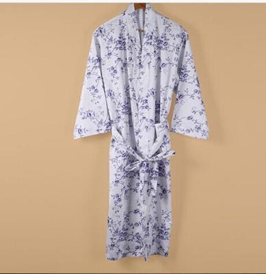 China Breathable 100% Cotton Woman Bathrobe Bathrobe SPA Bathrobe For Luxury Hotel for sale