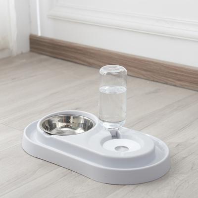 China Amazon Price Cheap Hot LIHONG Dog Food Feeder Automatic Pet Round Round Feeder And Water Dispenser for sale