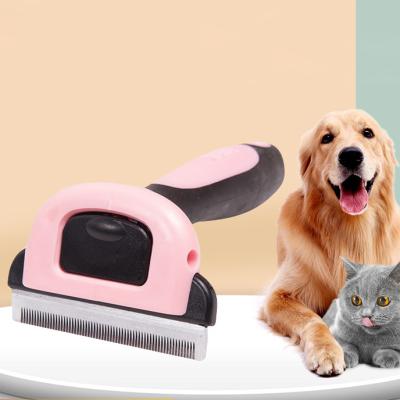 China Animal Cleaning Cat Dog Comb Pet Grooming Hair Removal Slicker Brush LIHONG Amazone Success Deshedding Massage Comb Viable Tool for sale