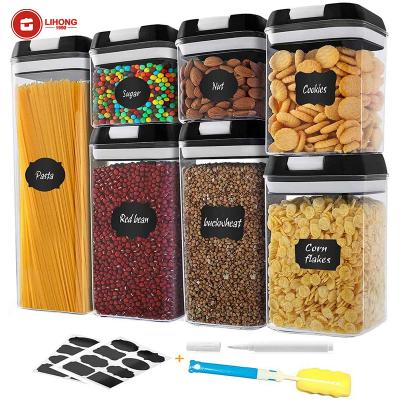 China Viable Gas Tight Hot Selling Food Organization Storage Containers Kitchen Food Storage Dispenser Dry Box for sale