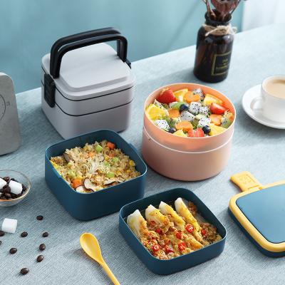 China Freshness Preservation LIHONG Custom Design Handle Portable Take Out Food Warmer Packing Lunch Box No Rust Easy Clean for sale