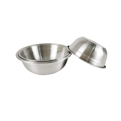 China LIHONG Stainless Steel Eco-Friendly Bowl Rice Bowl Stocked Durable Customized Logo Accept Soup Bowls for sale